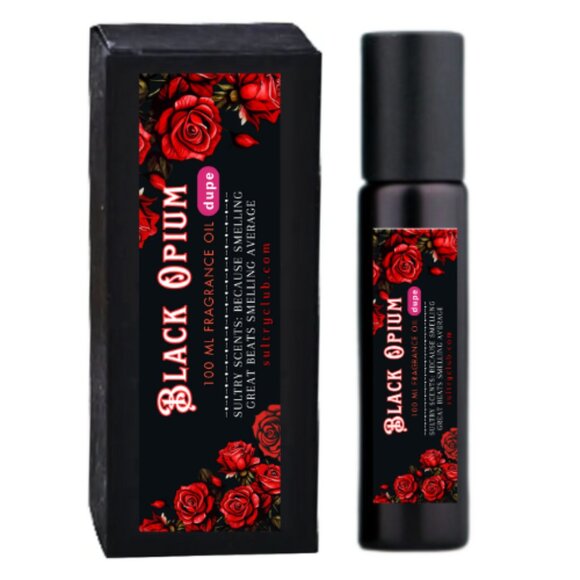 BLACK OPIUM (OUR VERSION) FRAGRANCE OIL ROLLERBALL - Picture 1 of 5
